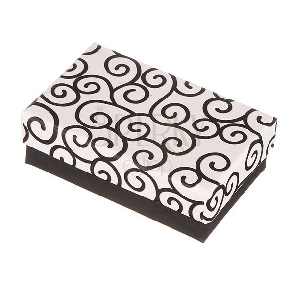 Gift box for set - black and white ornaments