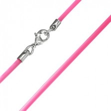 Smooth rubber string for neck in pink