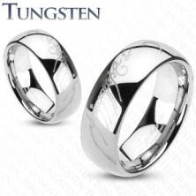 Tungsten ring - smooth shiny band, Lord of the Rings