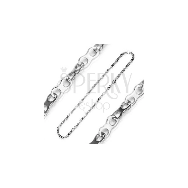 Stainless steel double-O link chain
