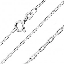 Necklace - chain and pendant with round arms, 925 silver