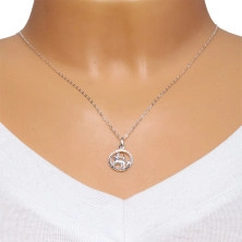 925 Silver necklace – chain and SAGITTARIUS zodiac sign