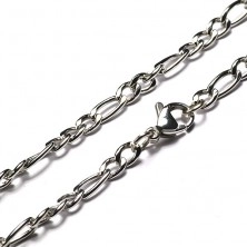 Chain made of stainless steel - Figaro design