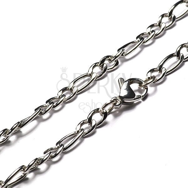 Chain made of stainless steel - Figaro design