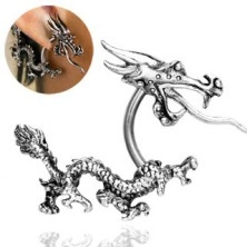 Ear piercing - Chinese fiery dragon