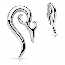 Stainless steel ear piercing - ornamental spiral