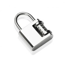 Stainless steel padlock pendant