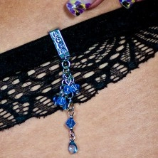 Swimsuit jewelry - dangle zircons