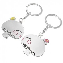 Keychains for two - mushrooms in love